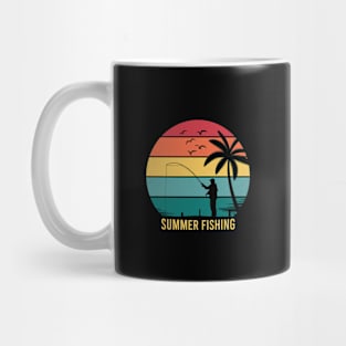 summer fishing vintage Mug